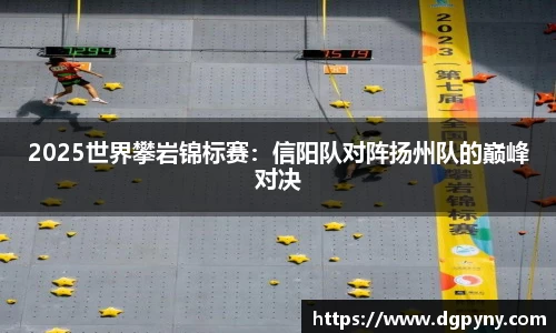 2025世界攀岩锦标赛：信阳队对阵扬州队的巅峰对决